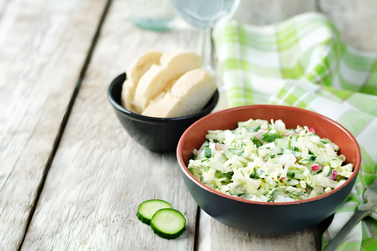Receta de Ensalada con Yogurt Griego