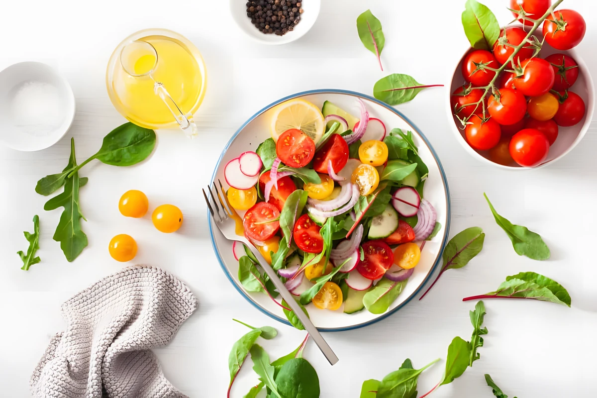 Receta de Ensalada Tricolor