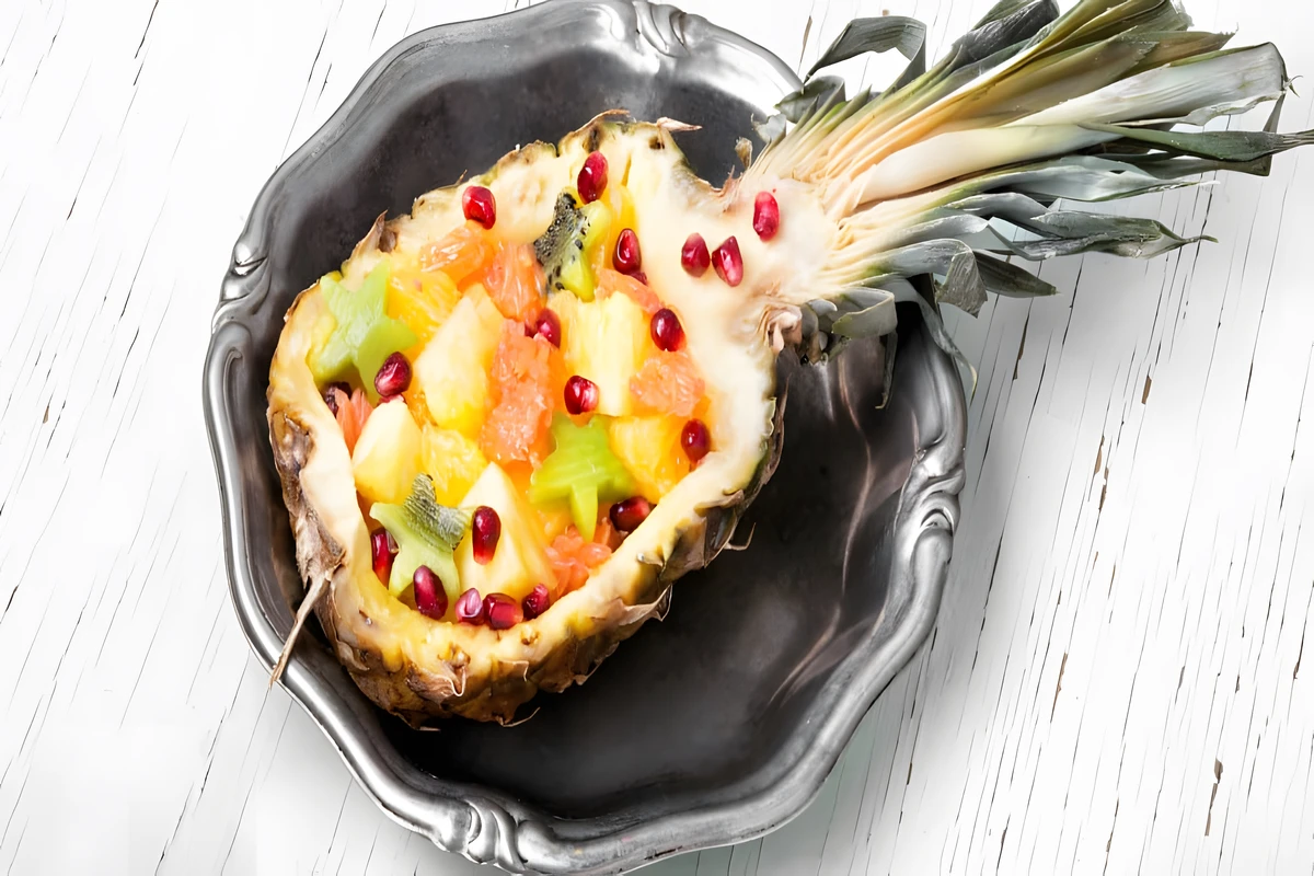 Receta de Ensalada Tropical con Piña