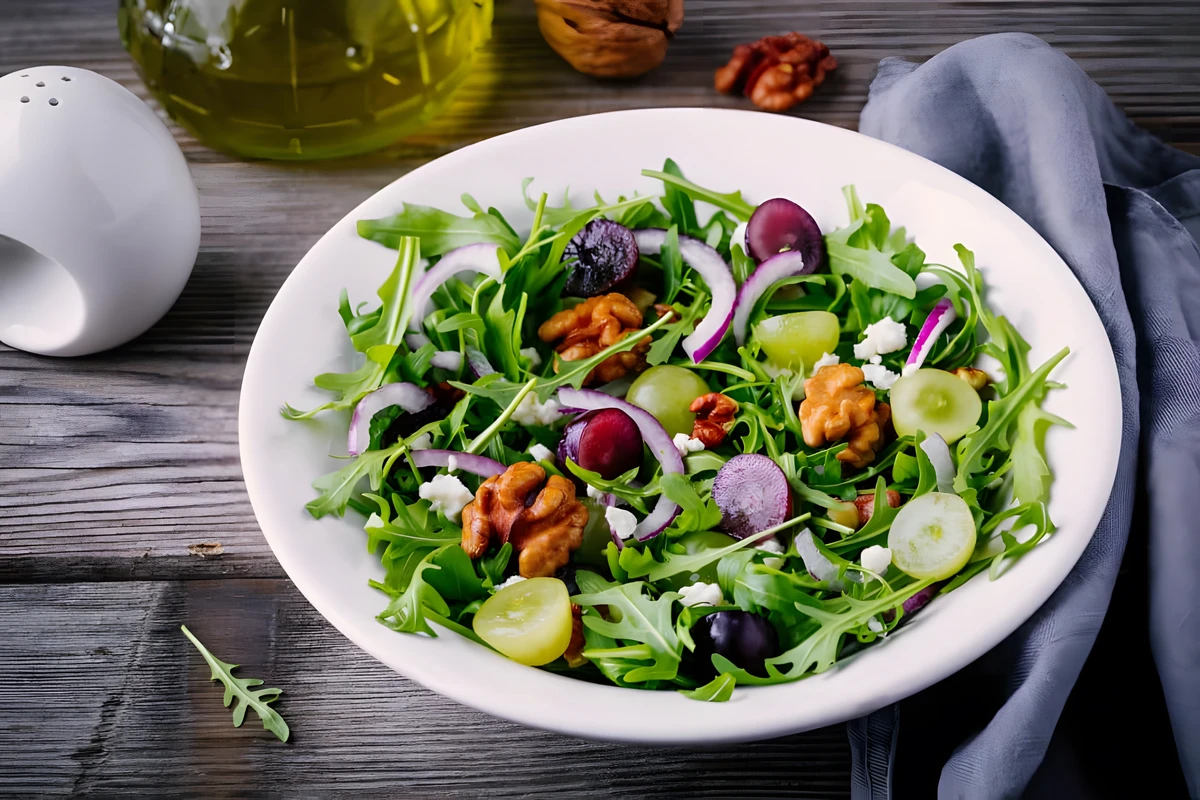 Receta de Ensalada de Uvas y Queso