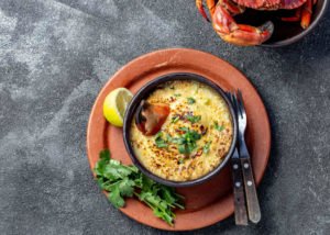 Receta de Sopa de Cangrejo y Maíz