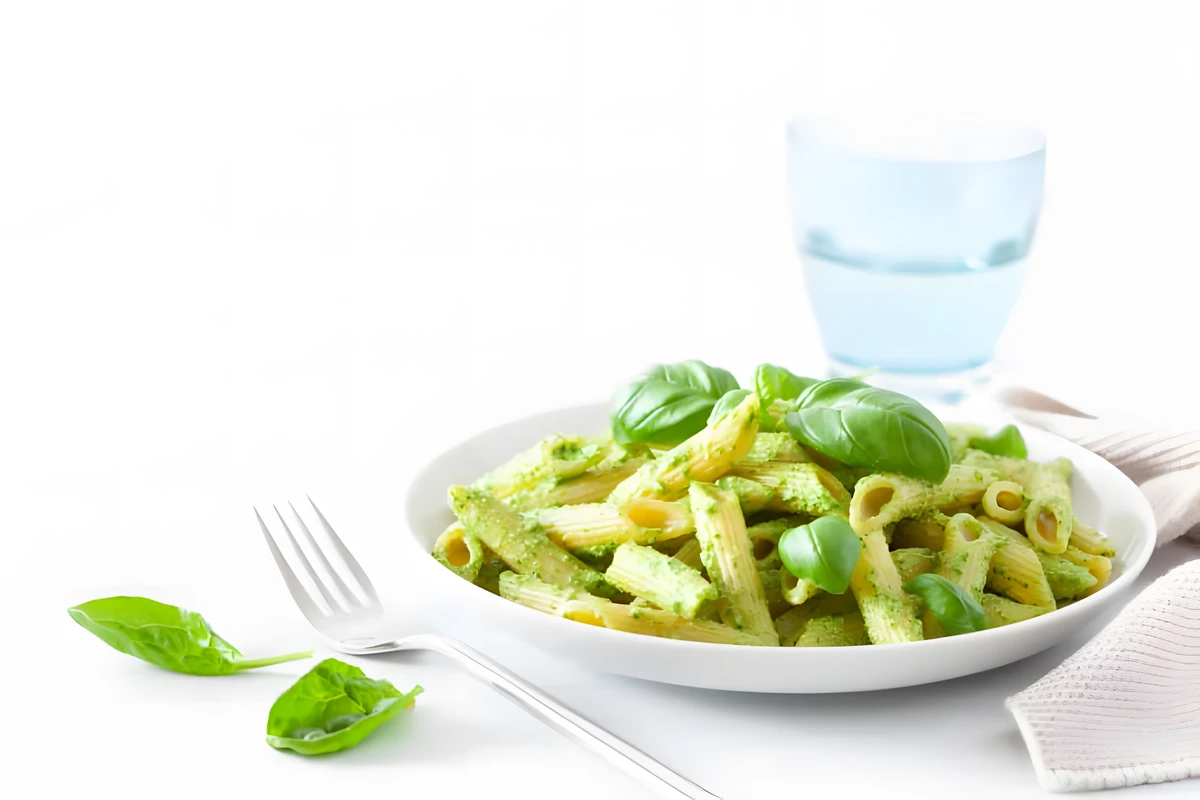 Receta de Pasta en Salsa de Espinaca