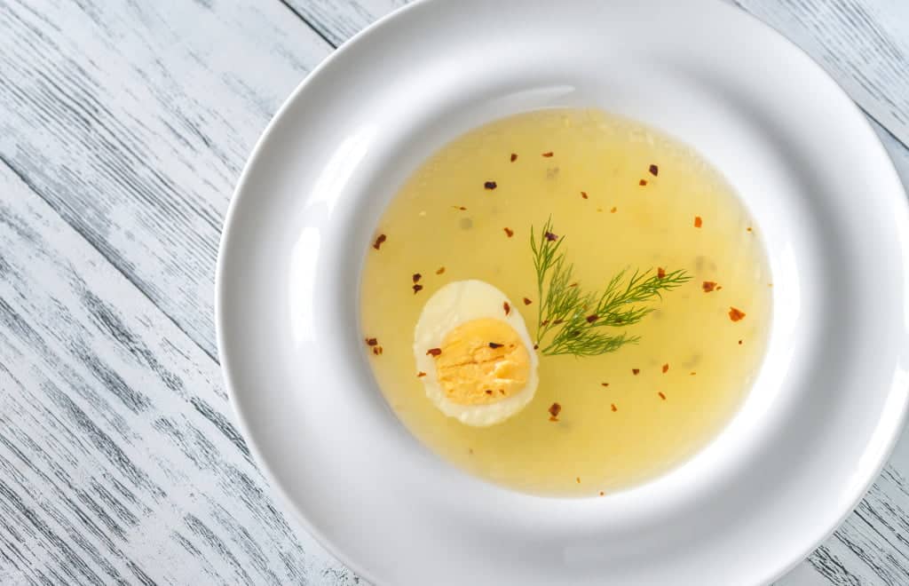 Receta de Sopa con Huevo