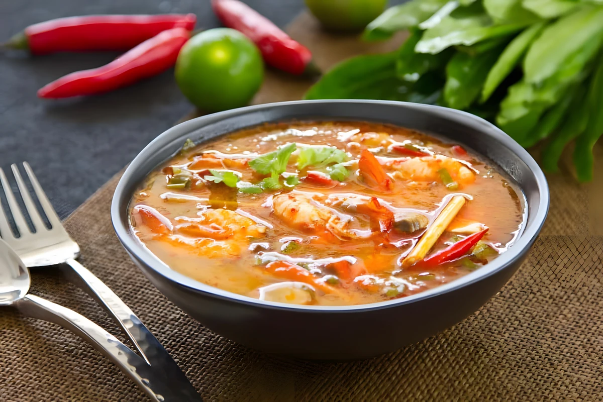 Receta de Sopa de Camarones