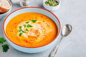 Receta de Sopa de Zanahoria y Apio