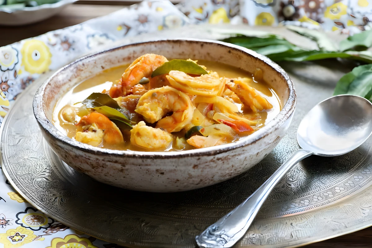 Receta de Camarones en Salsa de Coco