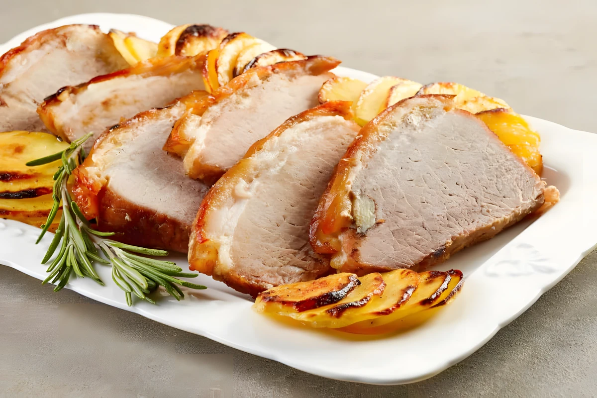 Receta de Lomo de Cerdo Glaseado con Miel