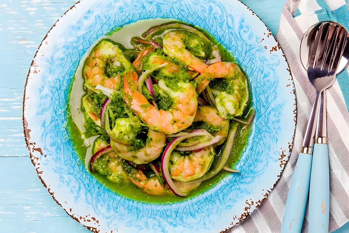 Receta de Camarones en Aguachile