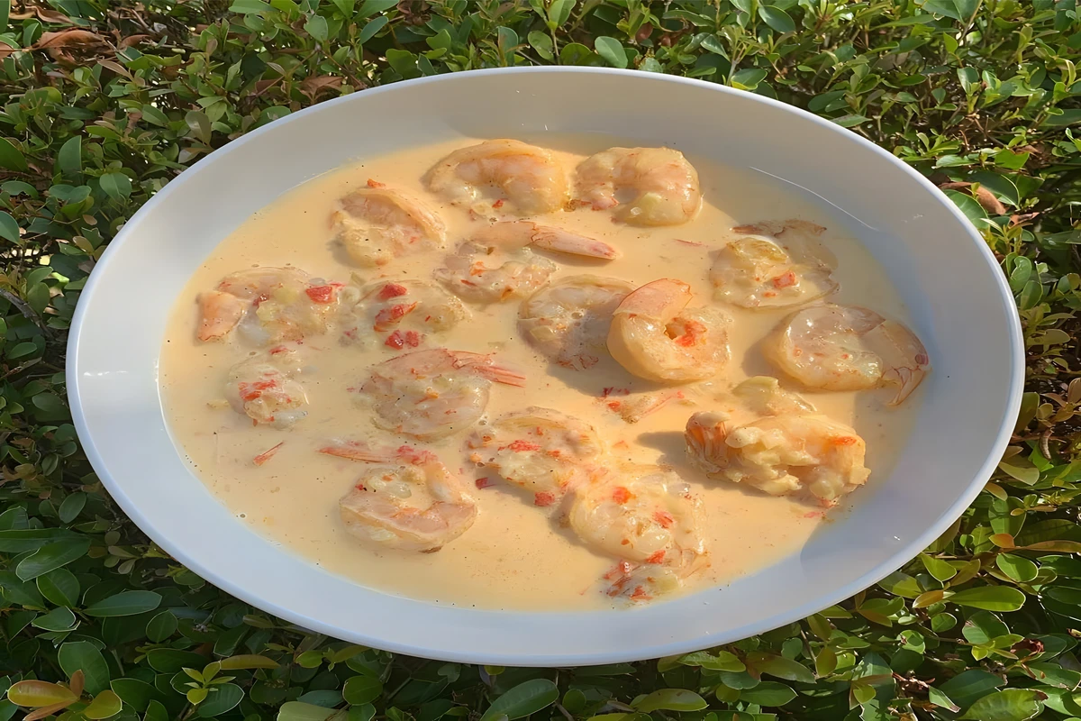 Receta de Camarones en Salsa Blanca