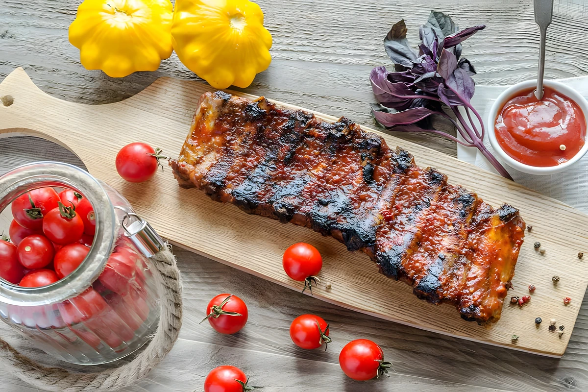 Receta de Costillas de Cerdo en Salsa Barbacoa