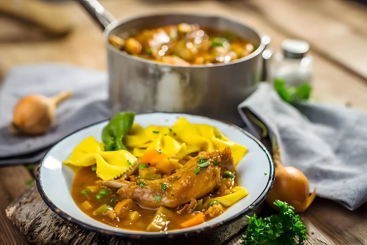 Receta de Conejo con Verduras