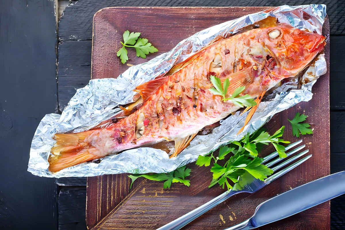 Receta de Pescado Rojo al Horno