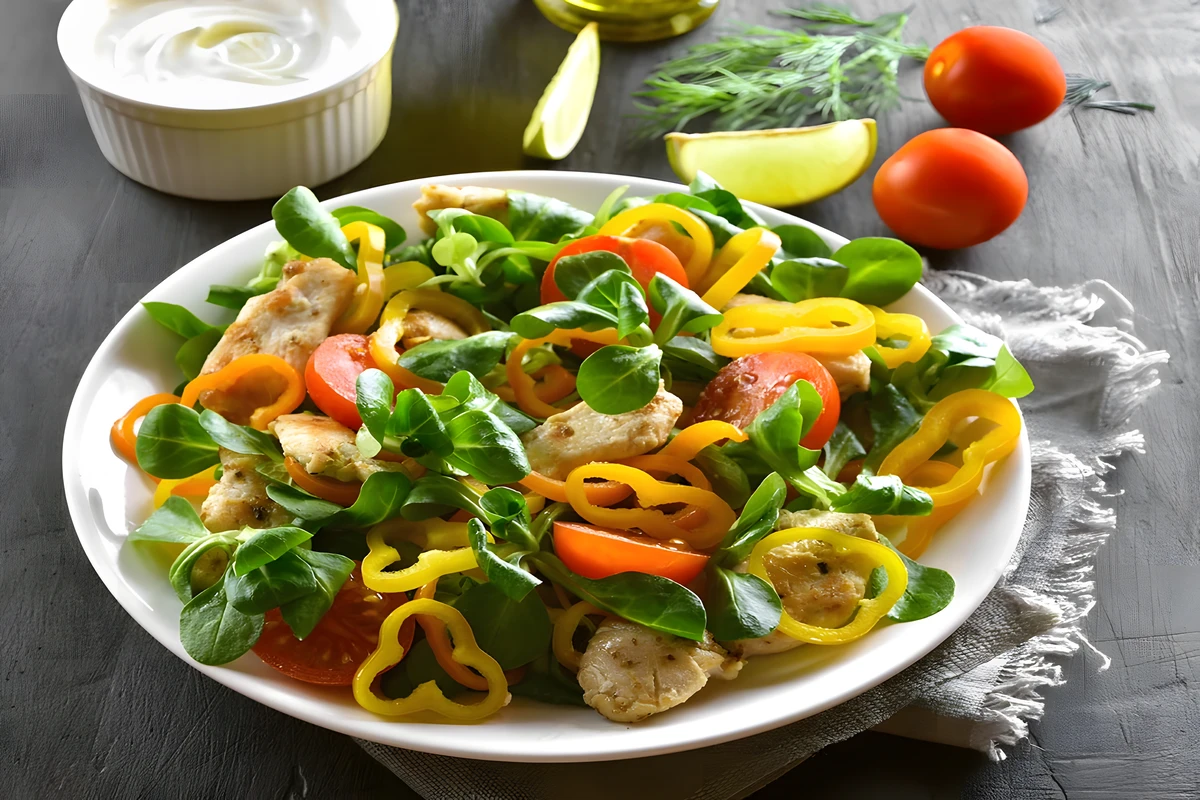 Receta de Pollo con Vegetales