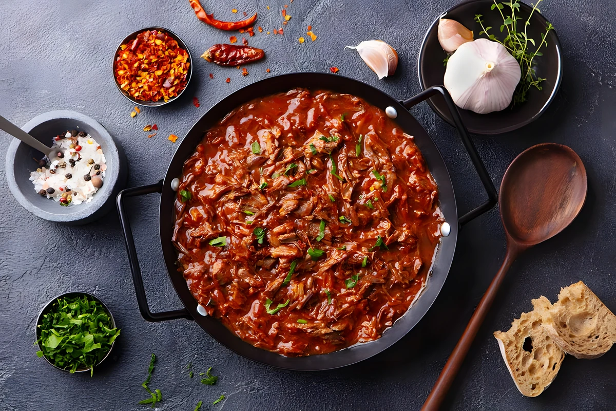 Receta de Carne de Res Desmenuzada