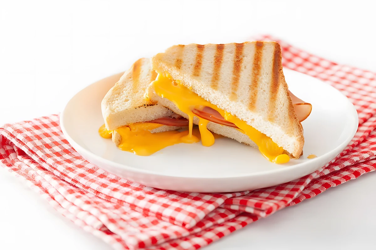 Receta de Sándwich de Jamón y Queso