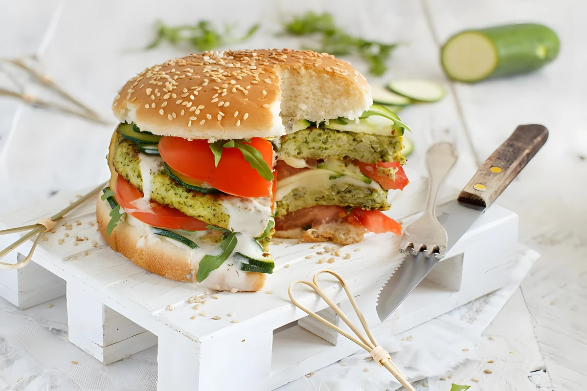 Receta de Hamburguesas de Zucchini