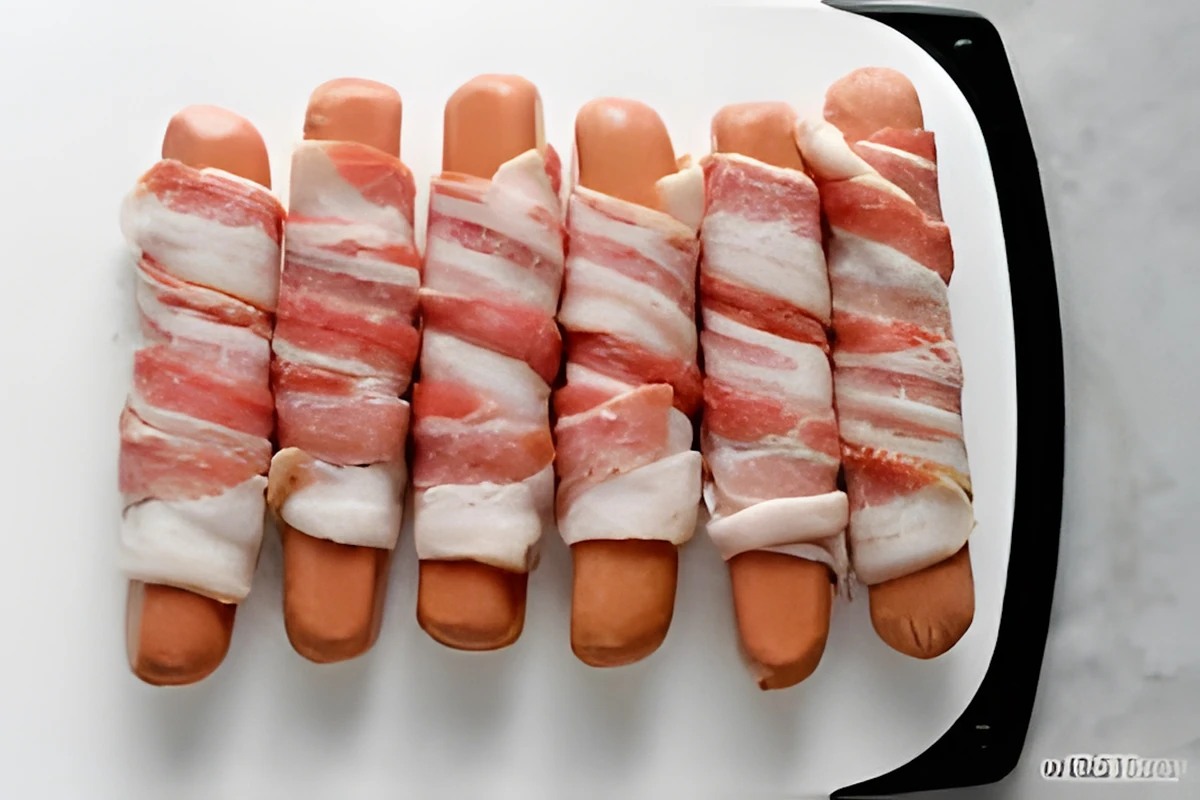 Receta de Salchichas Envueltas en Tocino