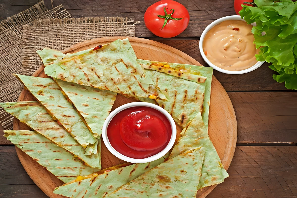 Receta de Quesadillas con Espinacas