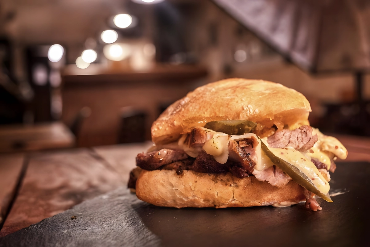 Receta de Sándwich de Cerdo