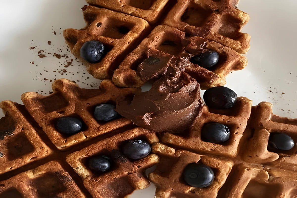 Receta de Waffles de Chocolate