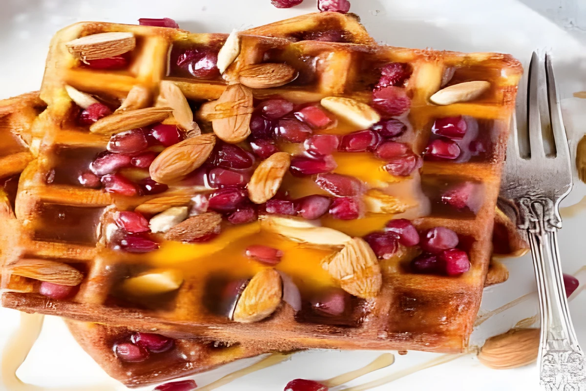 Receta de Waffles de Mango