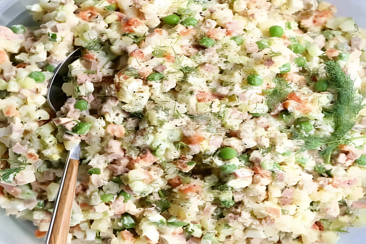 Receta de Ensalada Olivier (Rusa)