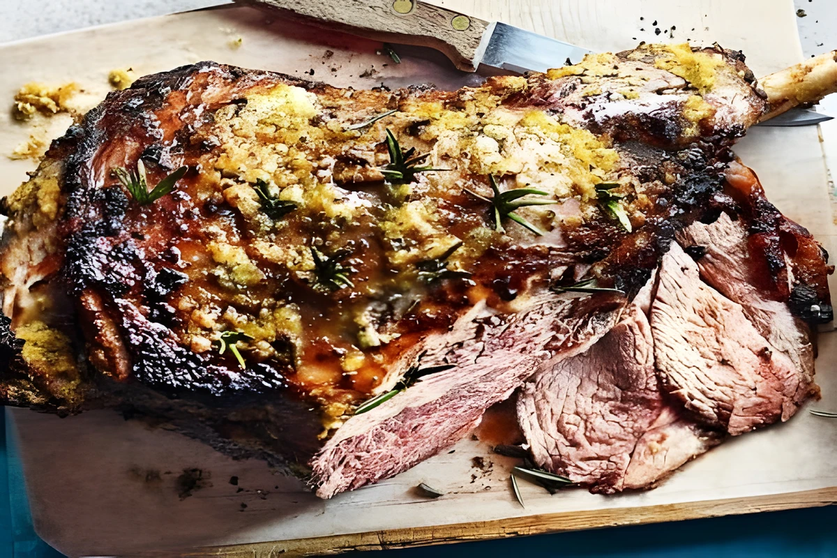 Receta de Cordero Asado a la Miel