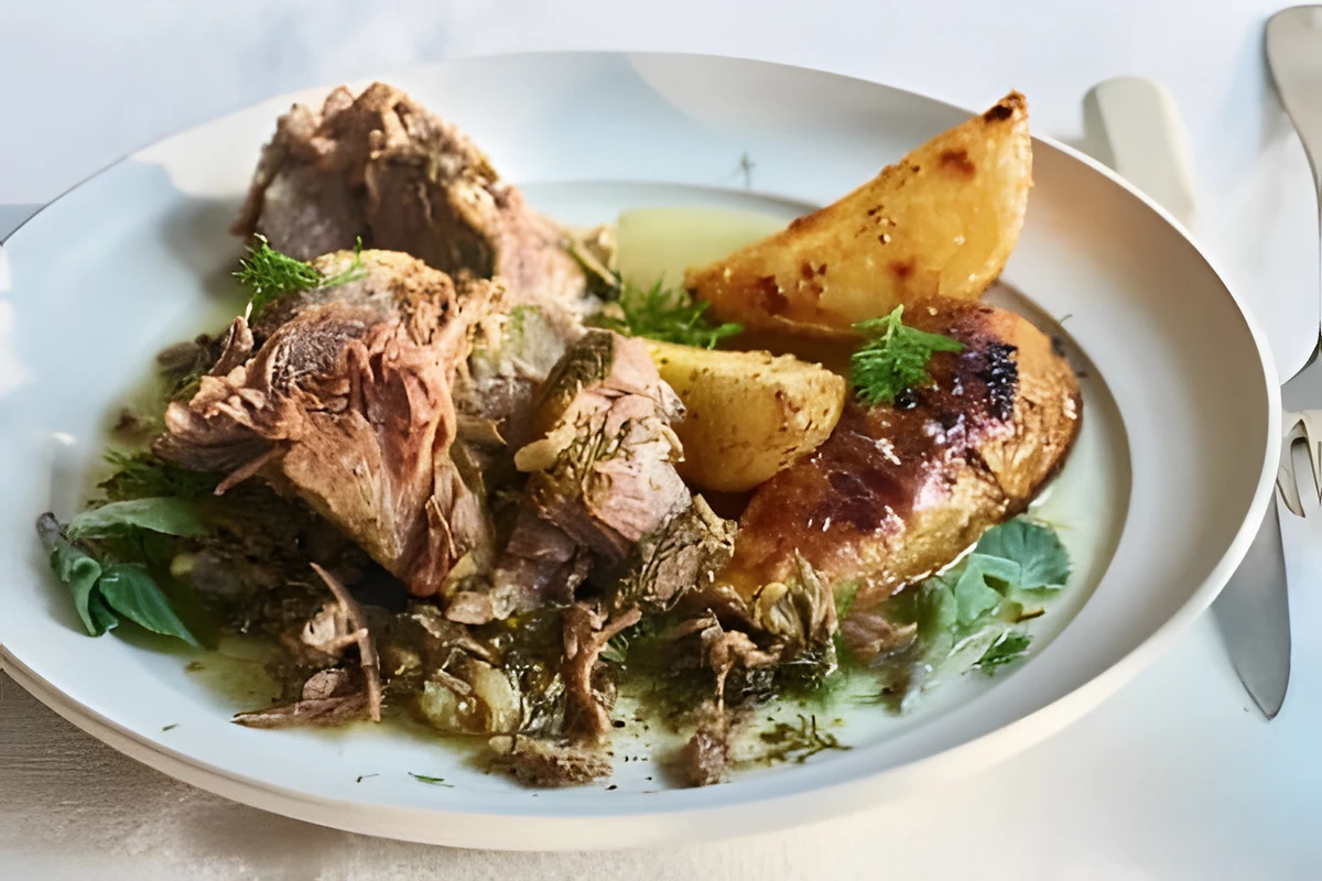 Receta de Cordero al Vino Blanco