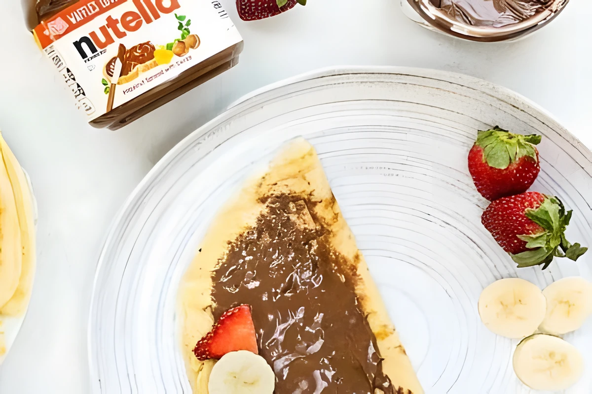 Receta de Crepas con Nutella