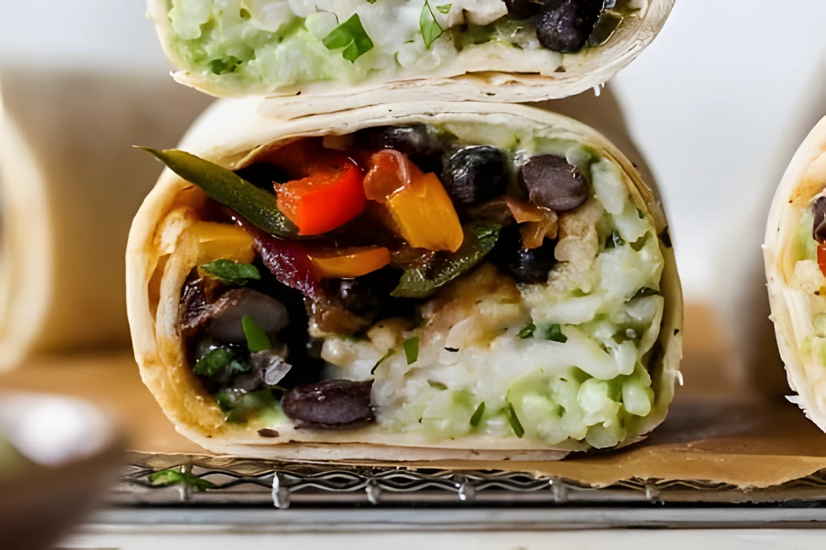 Receta de Burritos Vegetarianos