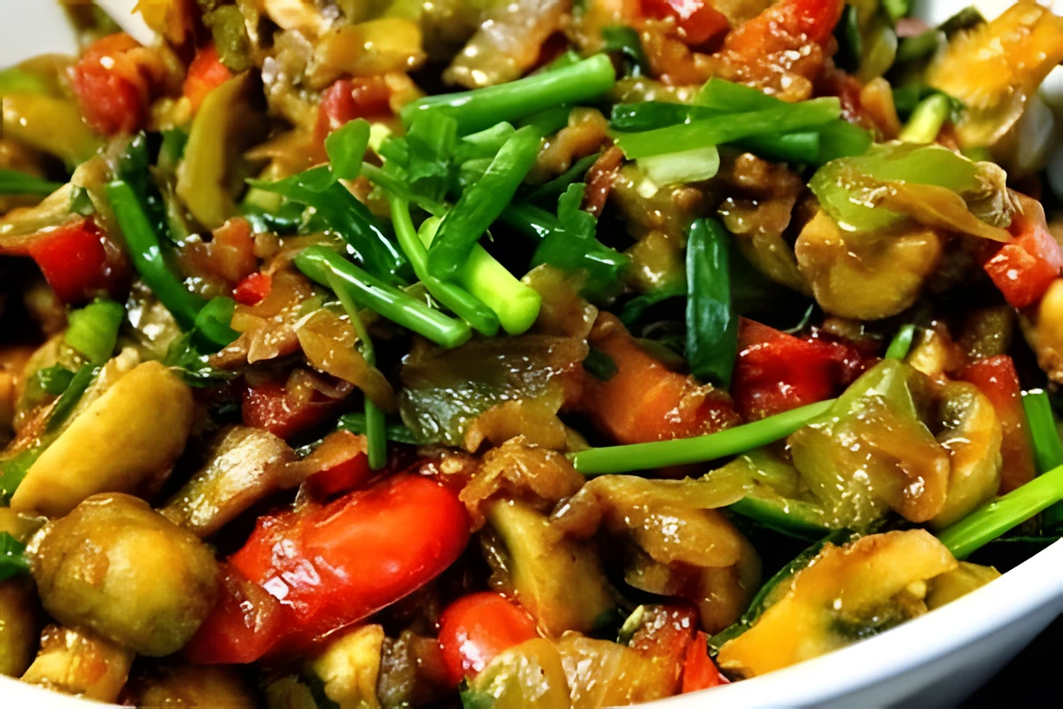 Receta de Champiñones con Verduras