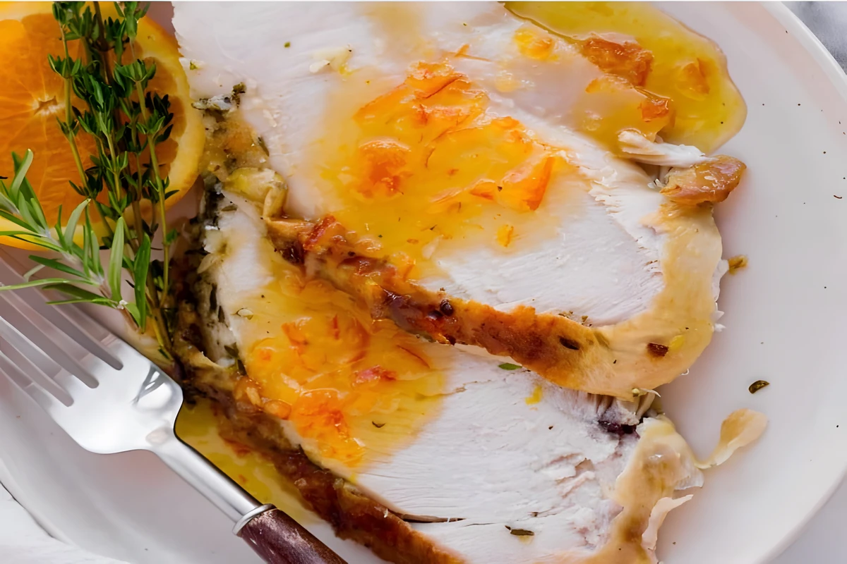 Pavo en salsa de Naranja receta fácil
