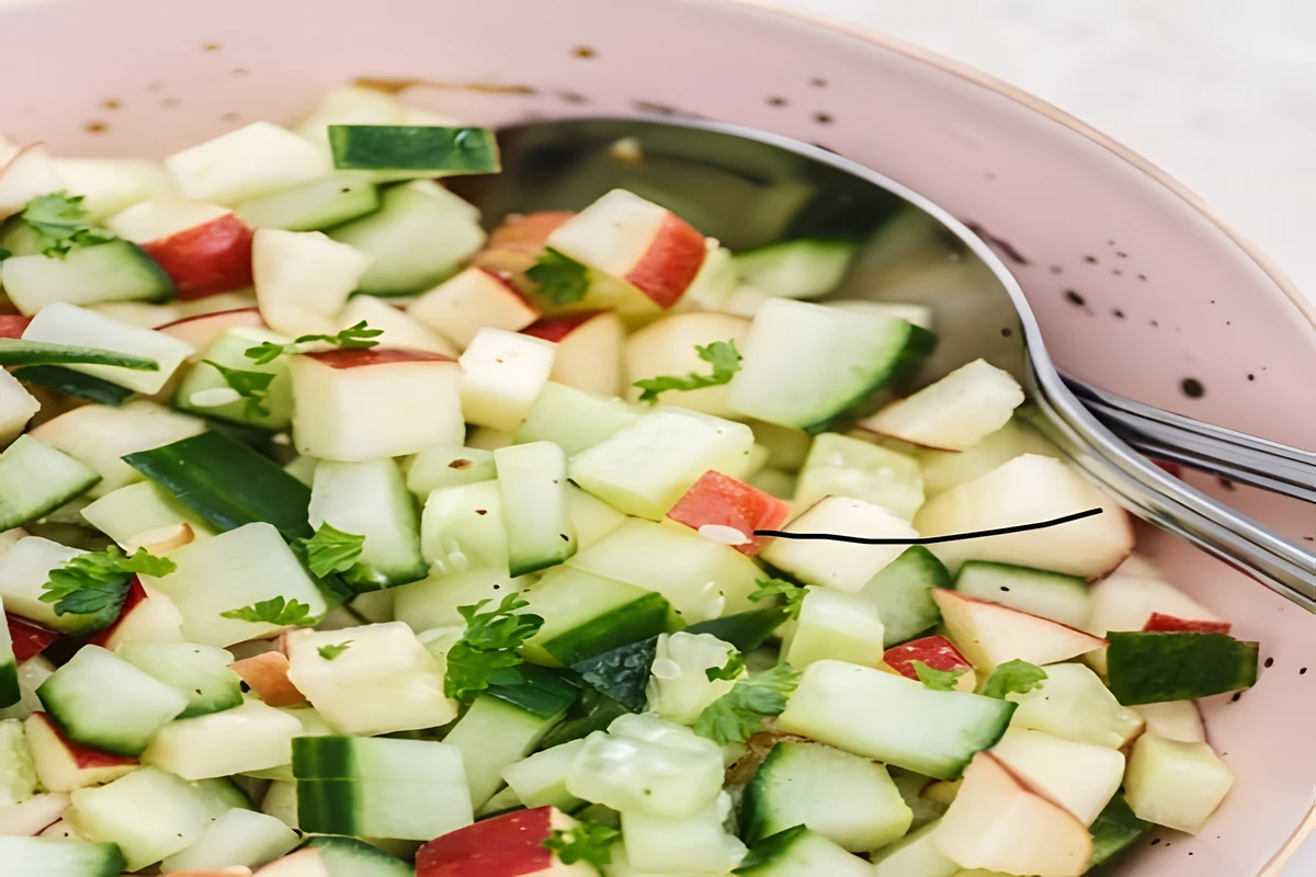 Ensalada de Pepino y Manzana receta